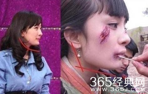 李小璐的塑胶脸油光闪闪!萧蔷没整容前简直太