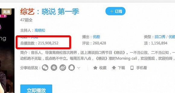 高晓松晓松说合约到期将签约哪里 高晓松晓松说合约到期会续签吗