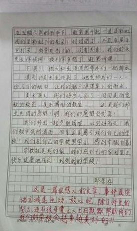 小学生心酸作文引关注 小学生心酸作文写了什么