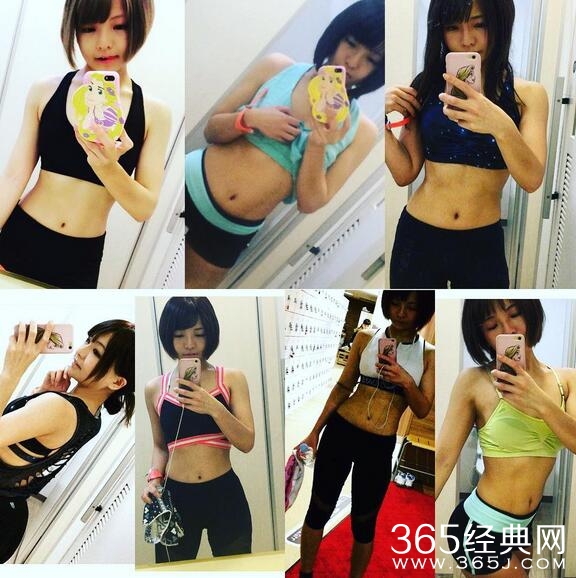 日本健身萌妹性感自拍 爆乳翘臀走红