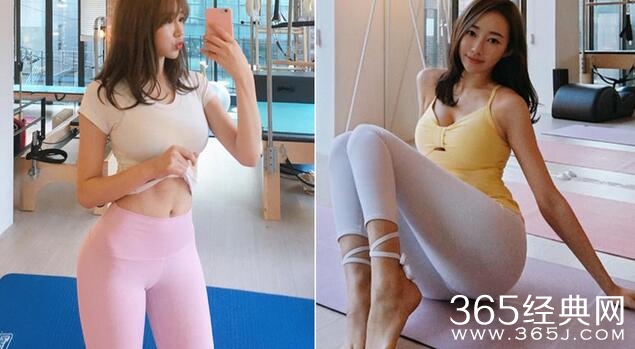 韩国超性感瑜伽老师三围照片 穿紧身衣自拍秀身材走红
