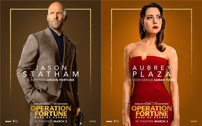 盖·里奇《财富行动》曝海报 杰森·斯坦森等亮相