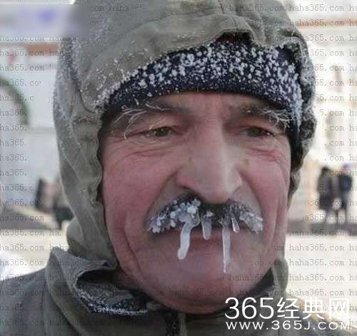 每日休闲时刻 风吹脸庞见冰霜