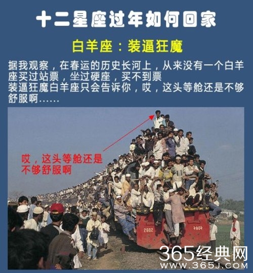 十二星座过年如何回家，还是天蝎座机智啊！