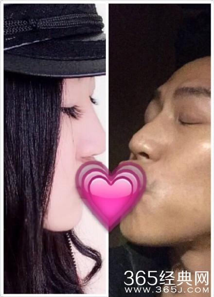 网友恶搞与邓超热吻