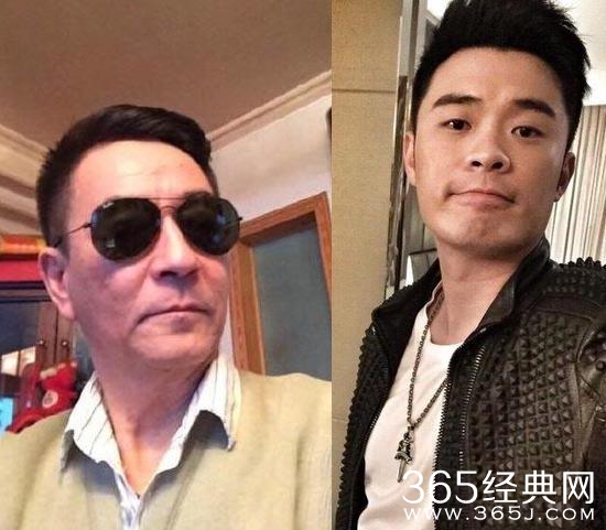 陈赫晒父亲庆生照