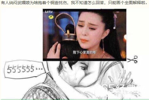 网友恶搞回应武媚娘被广电删减