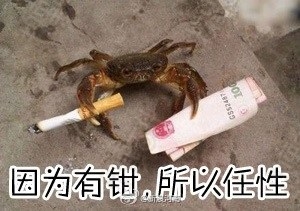 哥穷得只剩钱了