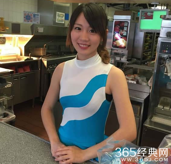 速食店正妹走红