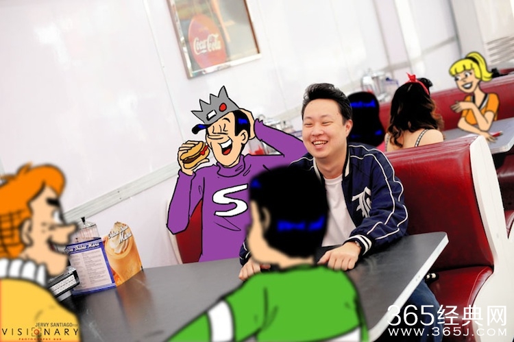 创意卡通婚纱照