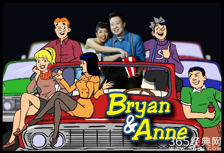 创意卡通婚纱照