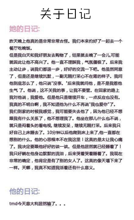 太形象了！男人女人...