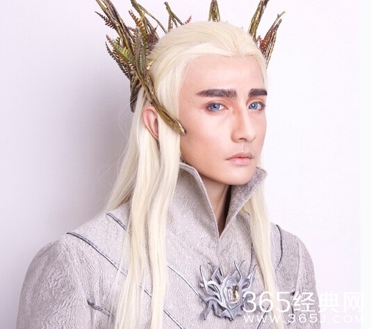 网友挑战COS“精灵王”瑟兰迪尔 全过程！