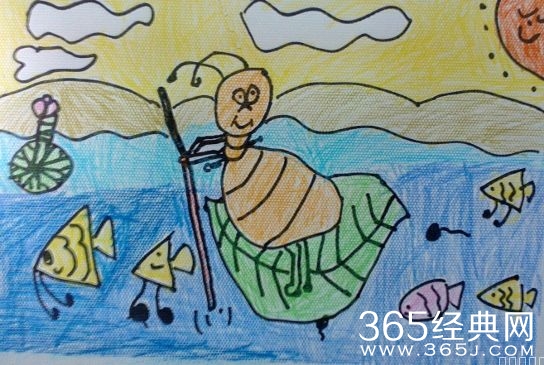 毛毛虫是怎么过河的