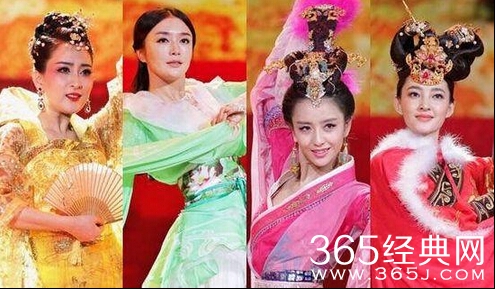 曝古装四大美女无缘央视春晚_观众难见国色天香_365经典网