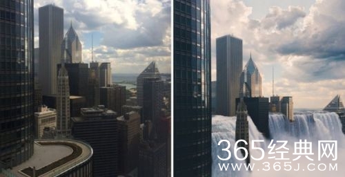 90后萌妹子用iPhone6做出超逼真末日景象(图)