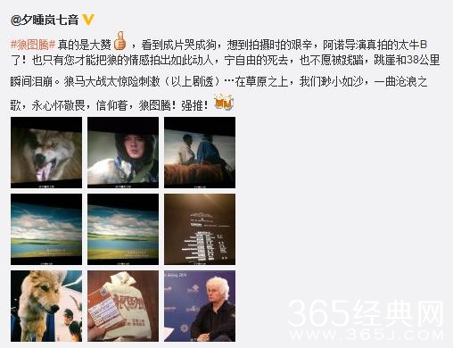 冯绍峰主演电影《狼图腾》影评