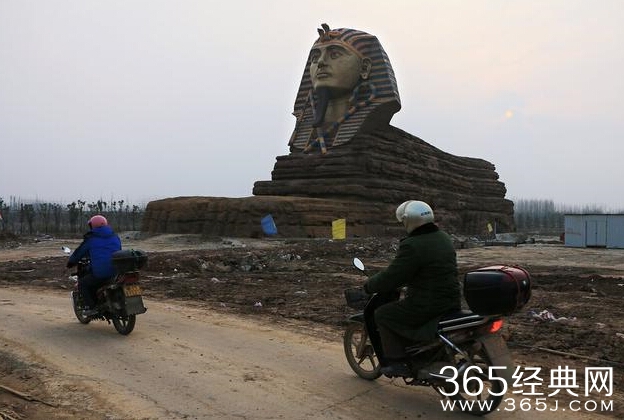 安徽狮身人面像花费多少钱建造 安徽山寨狮身人面像在什么地方组图曝光