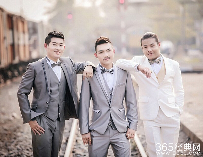 泰国3男性结婚成世界首例