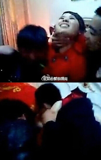新娘洞房夜遭轮番舌吻视频是什么地方的 新娘洞房夜遭轮番舌吻新郎照片资料曝光