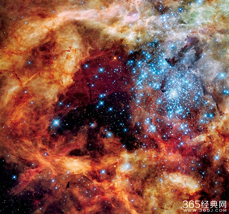 哈勃拍摄绝美星空图片 25年一遇