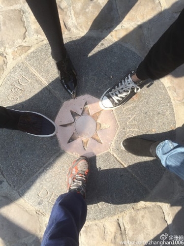 张翰发微博：爱你们很爱 疑暗示带古力娜扎见家长图片