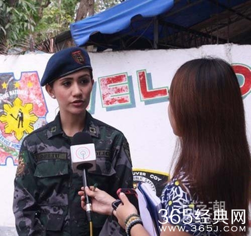 菲律宾最美女警察狄里尤走红 将参加地球小姐选美比赛_shangc.net