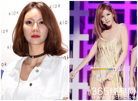 韩国女团成员疑整容过度 少女变大婶