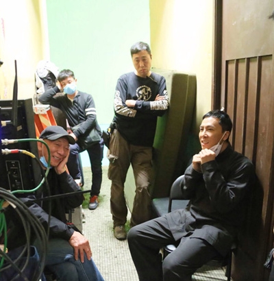 电影《叶问3》拍摄片场曝光