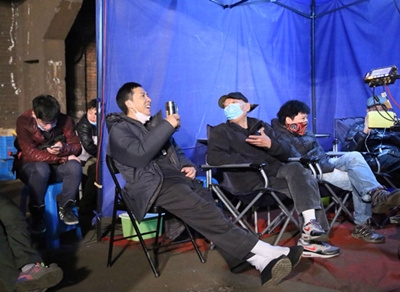 电影《叶问3》拍摄片场曝光