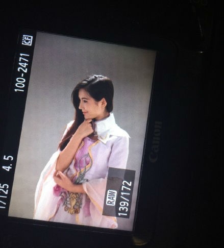 高圆圆COS陆雪琪自拍