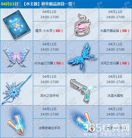 QQ飞车泼水节冰火两重天周末秒杀活动 珍藏版道具低至5折出售