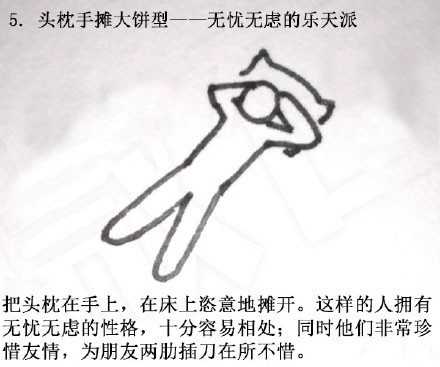 教大家如何通过睡姿看出一个人的性格！