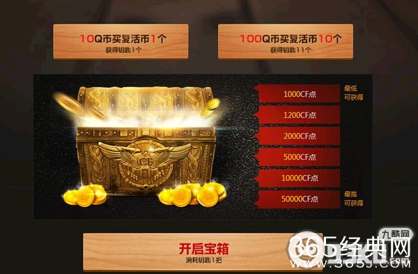 cf道聚城绝对不亏的抽奖活动介绍 Q币购买复活币抽奖得CF点券