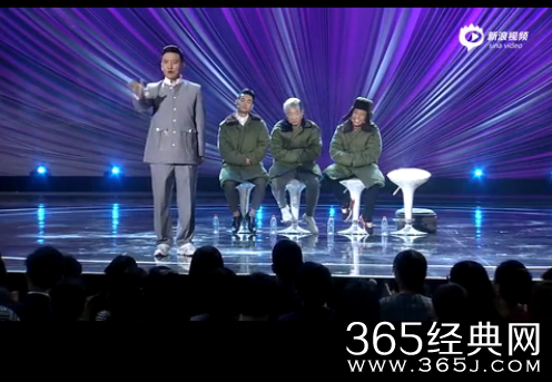 小沈阳录《欢乐喜剧人》掉下舞台现场视频 幸好没受伤