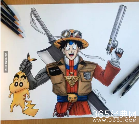 一张图藏了17个动漫人物？网友齐找茬跪求详解