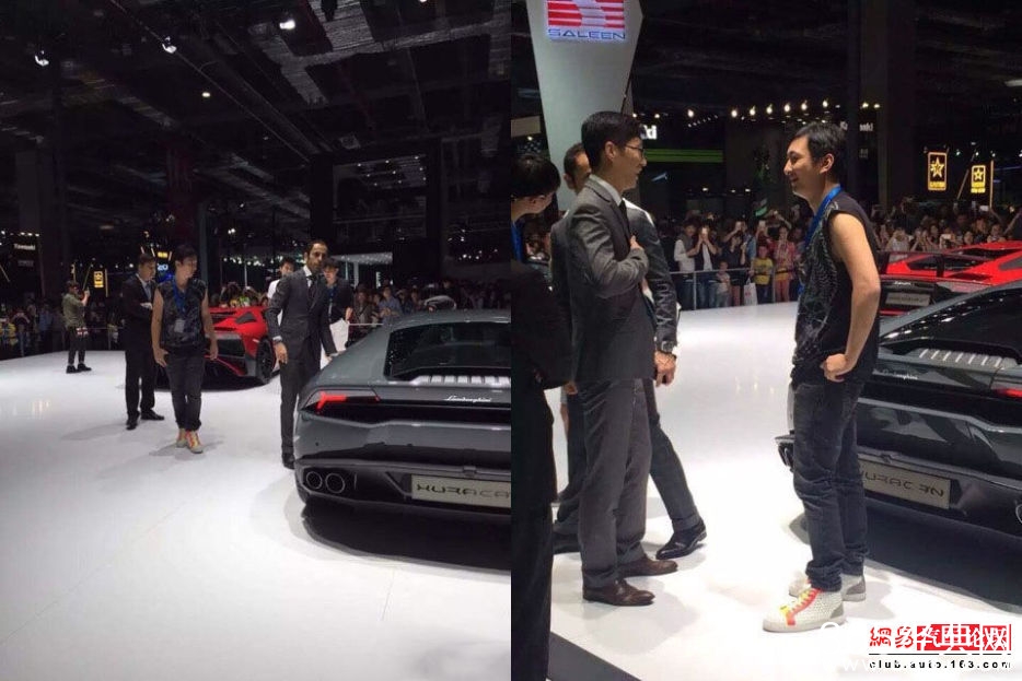 国民老公王思聪现身上海车展 没买到《速7》超跑不开心