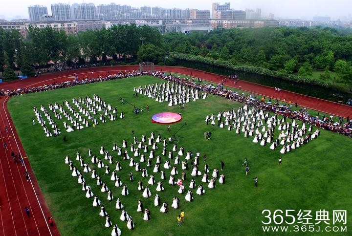 浙大上演浪漫集体婚礼 360对新人重回母校