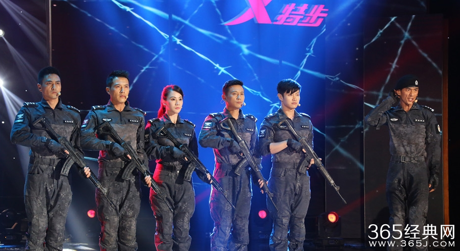 《特警力量》录《天天向上》 重装pk天天兄弟