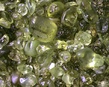 夏威夷Papakōlea绿色海滩