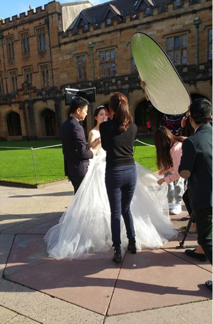 奶茶妹妹悉尼拍婚纱照 霸道总裁收娇妻