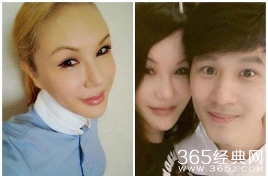 利菁（左）与老公