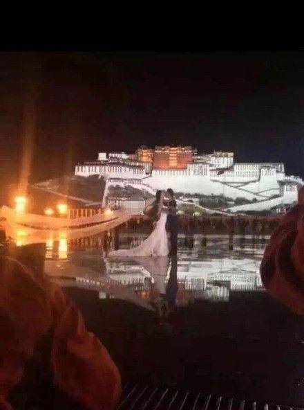 李晨布达拉宫求婚范冰冰现场照片曝光