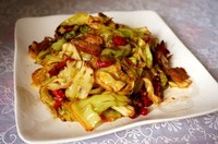 干锅手撕包菜的做法