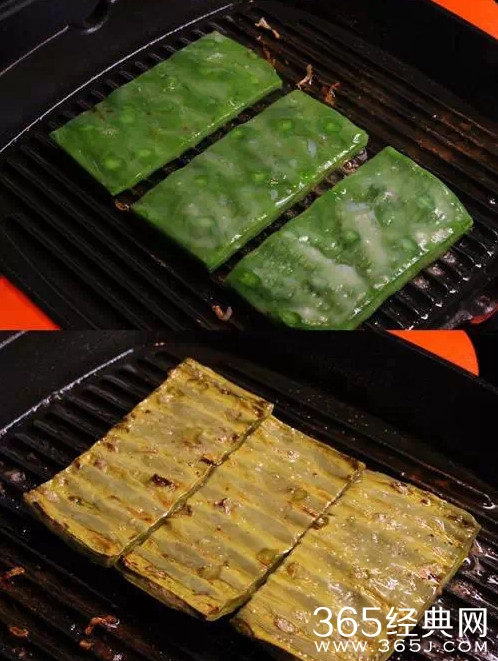 仙人掌绿色牛排