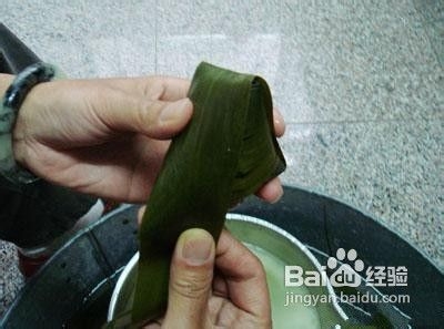 图解粽子的包法