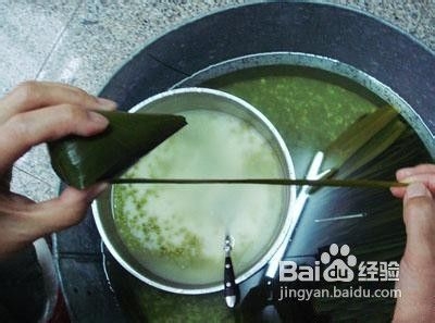 图解粽子的包法