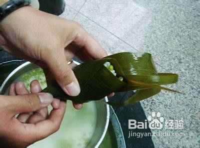 图解粽子的包法