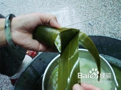 图解粽子的包法