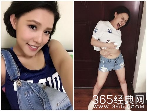 谢依霖挑战“反手摸肚脐 hold住姐真的hold不住了